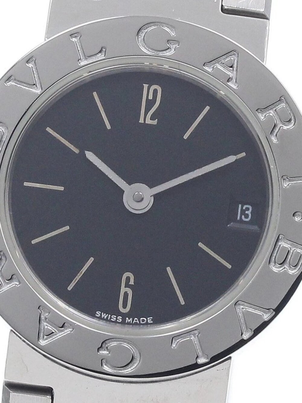 BVLGARI BVLGARIBVLGARI BB23SS Date Black Dial Quartz Ladies Watch